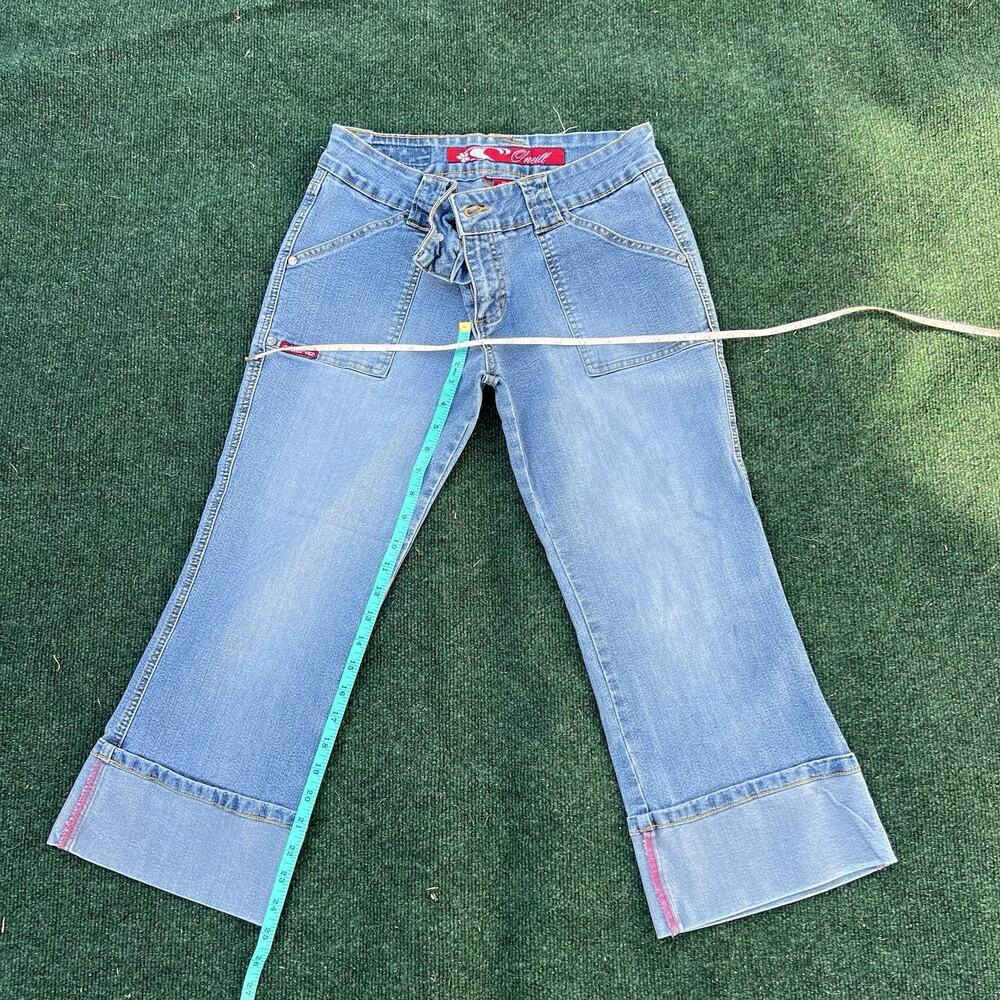Vintage O’Neill Women’s Jeans Light Wash Boot Cut Hemmed Sz 7